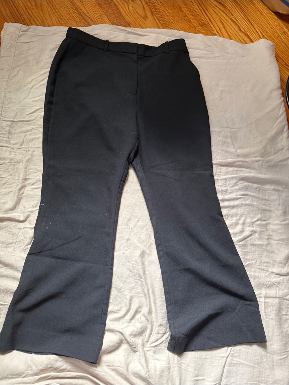 Abercrombie & Fitch Petite, Black Bootcut Dress Pants